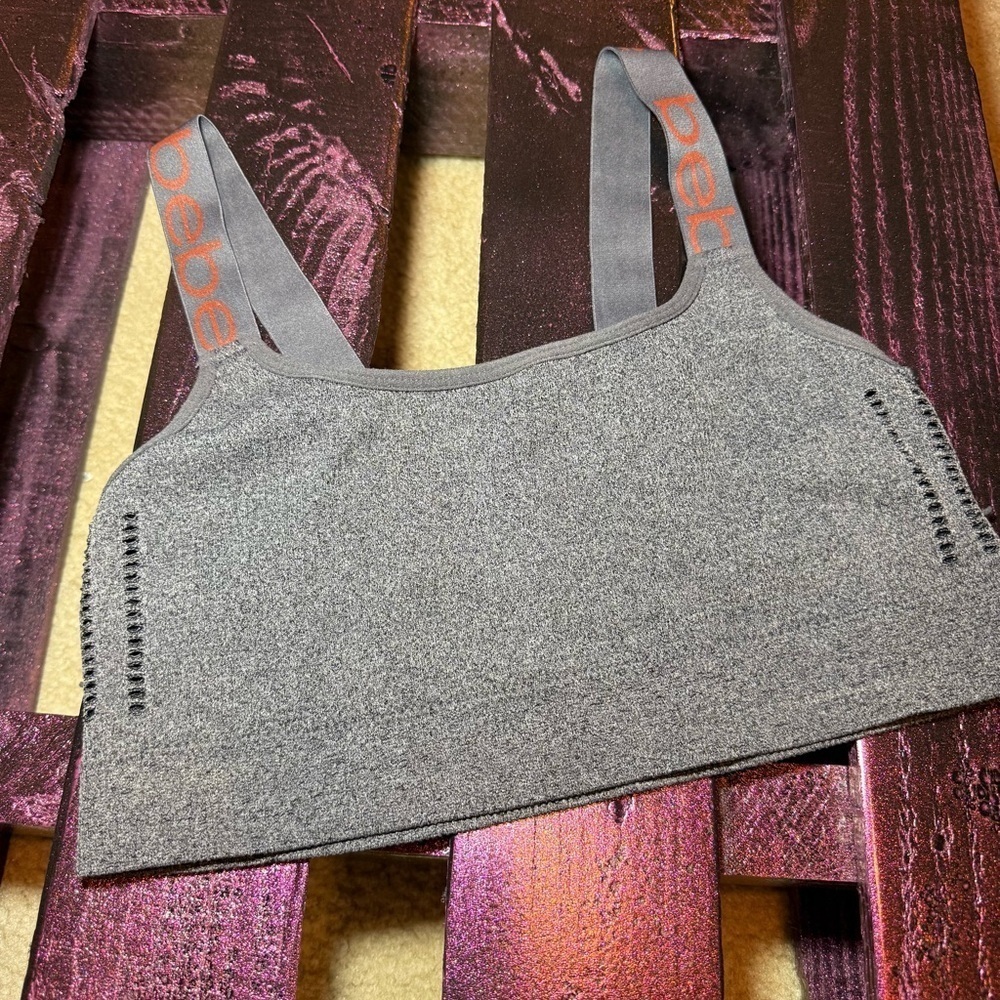 Bebe Gray Women's Intimate Bralette, large